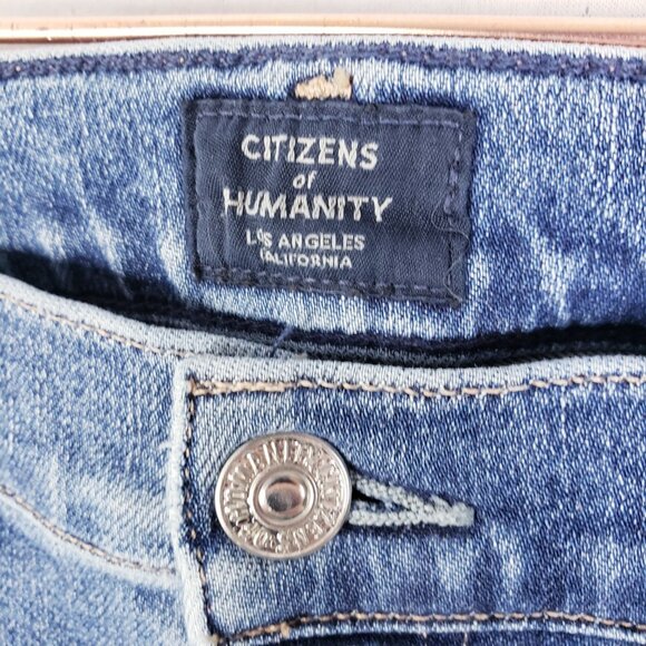 Citizens of Humanity Emannuelle Slim Bootcut Jeans size 31 Blue Medium Wash - Picture 5 of 15